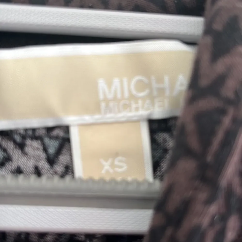Michael Kors logo short sleeve hooded mini dress NEW